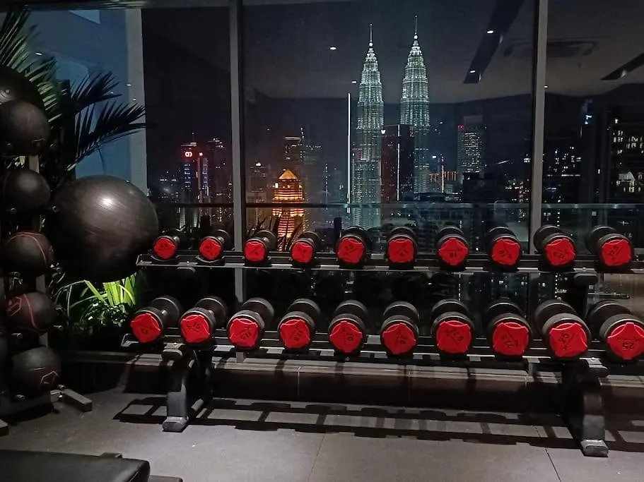 Col 23Ab Cozy Klcc View & Infinity Pool Studio Kuala Lumpur Appartamento
